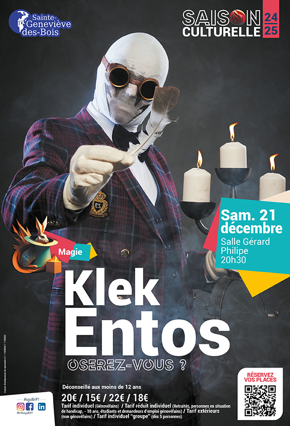 2024 09 04 SAISON CULTURELLE - Klek entos - affiche