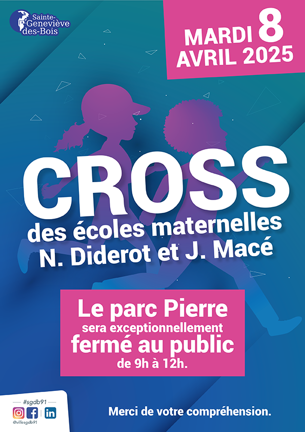 affiche CROSS DES ECOLES maternelles